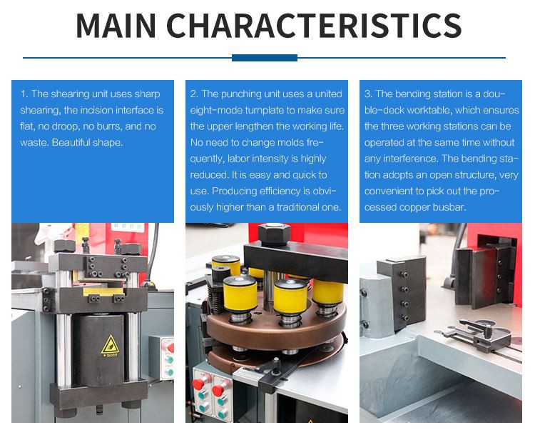 dobladora de barras colectoras
