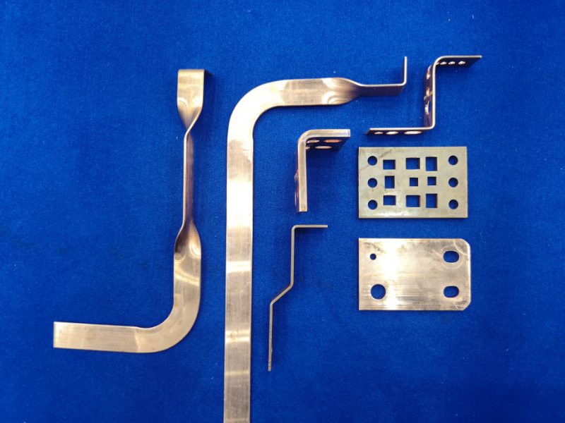 muestras de procesamiento de barras de cobre